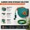 Enrollatore a parete Blossom 10 m Pistola 9 Funzioni Kit Giardino