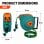 Enrollatore a parete Blossom 10 m Pistola 9 Funzioni Kit Giardino