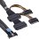Cable InLine MCIO x8 a 2x SFF-8639 U.2 para SSD NVMe PCIe 5.0