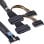 Cable interno InLine MCIO x8 a 2 x SFF-8639 U.2 PCIe 5.0 con alimentación SATA