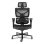 Cadeira Alpha Gamer Mist Black em malha, apoios 4D, 130 kg