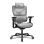 Silla de oficina Alpha Gamer Mist negra/gris con respaldo de malla