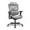 Silla de oficina Alpha Gamer Mist negra/gris con respaldo de malla