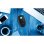 Rato MODECOM MC-M111 USB 1600 DPI Preto e Azul Ambidestro