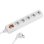 Regleta Vivanco VVELSTR6SCHWP 6 tomas con cable de 1,4 m