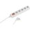 Regleta Vivanco VVELSTR6SCHWP 6 tomas con cable de 1,4 m