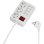 Multiprise Vivanco STDL 3S/4E 7 prises avec interrupteur et protection enfant