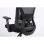 Chaise de bureau Activejet T5 noire, ergonomique, jusqu'a 200 kg
