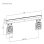 ACT AC8356 Support TV mural fixe 37 a 80 pouces VESA 200x200 a 600x400 max 75 kg