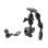 Suporte para Telemóvel Crosscall X-RIDE Carregador USB Rotação 360º Preto