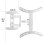 Hama 00220835 Support TV mural 32 a 65 pouces VESA jusqu'a 400x400 mm 35 kg