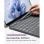 Tastatur Inateck KB05114 Membran Bluetooth mit Touchpad Grau QWERTZ