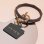 Bracelet CASEME Hope Circle marron et or pour mobile