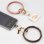 Bracelet CASEME Hope Circle marron et or pour mobile
