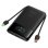 Power Bank Veger W1211A 10000 mAh 20 W Adaptable en avion Noir