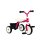 Triciclo Smoby Rookie Vermelho Estrutura Metal Rodas EVA 2 a 4 Anos