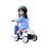 Triciclo Smoby Rookie Vermelho Estrutura Metal Rodas EVA 2 a 4 Anos
