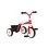 Triciclo Smoby Rookie Vermelho Estrutura Metal Rodas EVA 2 a 4 Anos