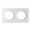 Cadre double Sonoff EF2G blanc pour interrupteurs Orb