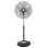 Ventilador de pie DCG Eltronic VE1655 B 60 W 3 velocidades con oscilación y altura ajustable