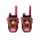 Walkie-talkie Dickie Toys Rojo y Negro Alcance 100 m 2 Unidades