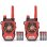 Walkie-talkie Dickie Toys Rojo y Negro Alcance 100 m 2 Unidades