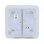 Intelligenter Schalter Ajax SoloButton 1-gang/2-way kabelgebunden Oyster