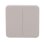 Interrupteur intelligent Ajax SoloButton 2 touches Olive