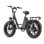 Bicicleta eléctrica URLIFE E20 Pro 1500 W 48 V 15,6 Ah todoterreno
