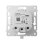 Panneau tactile pour interrupteur Ajax CenterButton noir