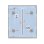 Interruptor inteligente Ajax CenterButton 2-gang Olive