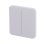 Interruptor inteligente Ajax SoloButton 2-gang sem contacto, nevoeiro