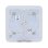 Interruptor inteligente Ajax SoloButton 2-gang sem contacto, nevoeiro