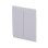 Painel tátil Ajax CenterButton duplo Fog