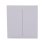 Painel tátil Ajax CenterButton duplo Fog