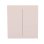 Painel Ajax CenterButton 2-gang marfim tatil sem contacto com fios
