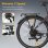 Bicicleta eletrica TTGO C3 SE 250 W 36 V 18 Ah 28 polegadas