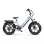 Bicicleta eletrica OneSport OT08 500 W 48 V 18 Ah 20 polegadas
