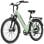 Bicicleta Eléctrica Bekup V1 250W 36V 75 Km Shimano 7 Velocidades 26" Verde