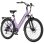 Bicicleta Eléctrica Bekup V28 250 W 36 V 14,5 Ah Frenos de Disco 26" Negro Lila