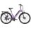 Bicicleta Eléctrica Bekup V28 250 W 36 V 14,5 Ah Frenos de Disco 26" Negro Lila