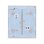 Interruptor inteligente Ajax CenterButton 1-gang/2-way marfim