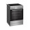 Cocina Indesit I6V5PMS 4 Zonas Cerámicas Horno 66 L Convección Plateada