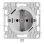 Prise intelligente Ajax Jeweller Type F 868 MHz 240 V Blanc