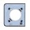 Tampa lateral Ajax SideCover Type F preta