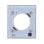 Placca centrale Ajax CenterCover grigia RAL 7047