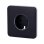 Copertura frontale Ajax SoloCover nera per presa smart