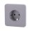 Tapa frontal Ajax SoloCover gris para enchufe inteligente
