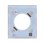 Cache central Ajax Centercover pour prise connectée, beige ivoire