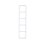 Marco vertical Ajax LightSwitch AJ-FRAME-5-VERT para cinco interruptores